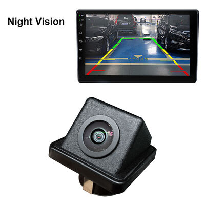 Cámara Universal AHD 720P 1080P vista trasera de coche ojo de pez con trayectoria dinámica para asistencia de estacionamiento marcha atrás del vehículo