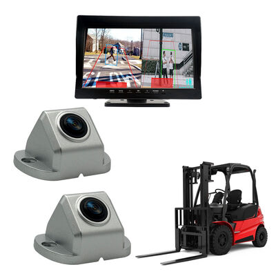 Visión nocturna universal cámara de respaldo de vista de pájaro con detección de punto ciego para camioneta de autobús de furgoneta IP68 ayuda de estacionamiento impermeable