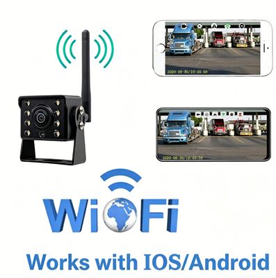 IP67 Waterproof WiFi Vehicle Camera with HD 720P/1080P Resolution and IR Night Vision for Trucks and Buses