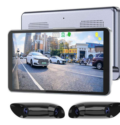 Espejo retrovisor electrónico de doble lente 1080P Pantalla de alto brillo de 6 pulgadas Cuerpo de aluminio ultradelgado Cámara de espejo retrovisor de vehículo impermeable para automóviles