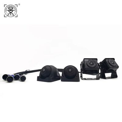 4 canal 360 grados de vista panorámica Sistema de cámara de camión pesado con monitoreo de visión alrededor