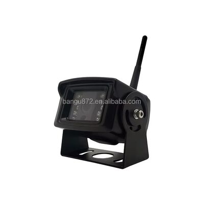 Kit de monitor de cámara de respaldo inalámbrico digital de 4 canales de 10 pulgadas con visión nocturna infrarroja para vehículos pesados