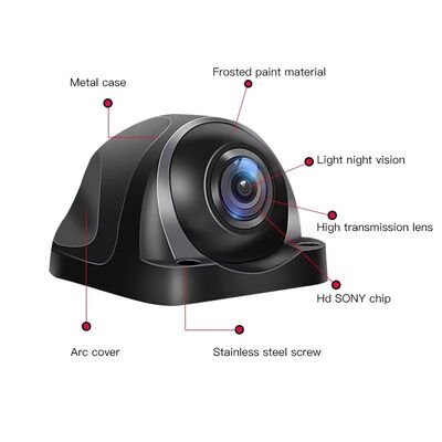 Sistema de punto ciego para camiones AHD 1080P con visión nocturna por infrarrojos y sistema de monitoreo de vehículos a prueba de agua IP68