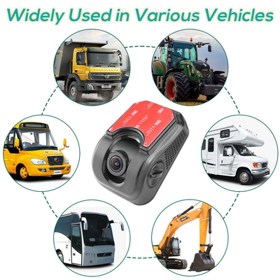 Universal AHD 1080P Waterproof Front Camera Night Vision Windshield Mount Adjustable Angle for Trucks & Buses