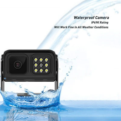 IP69K Waterproof Starlight Night Vision 170° Ultra Wide Angle Rear View Backup Camera for Trucks and Buses