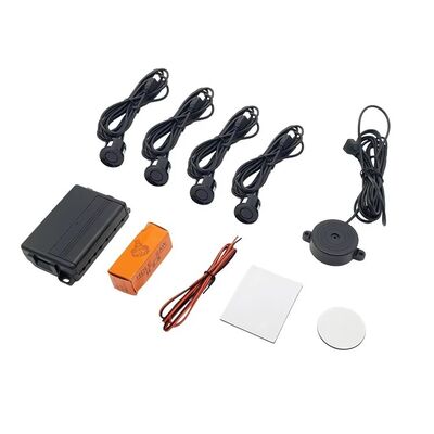 Sistema de radar de estacionamiento inverso de 4 sensores impermeable IP67 con distancia de detección de 0.3-2M para automóviles y SUV