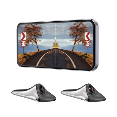 Sistema de espejo retrovisor electrónico de doble lente con Kit de cámara de visión lateral digital de gran angular de 140 ° y cámara lateral de punto ciego impermeable IP67