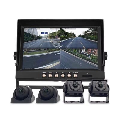 Sistema de cámara de marcha atrás para coche con cable, monitor de 10 pulgadas, visión nocturna, kit de cámara de respaldo para camión, RV, autocaravana