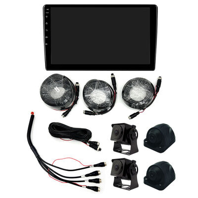 10 Inch 4 Split Screen Vehicle Monitor AHD 1080P Full HD Car Camera System Blind Spot Kit