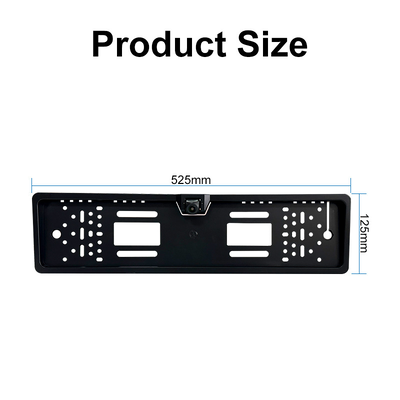 HD 170 grados cámara de matrícula europea, Wireless 5G WiFi Car DVR Recorder, cámara de vista delantera y trasera Compatible con iPhone y teléfono Android