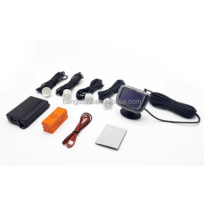 Juego de sensores de estacionamiento para coche, alarma con pantalla LCD con 4 sensores de radar, sistema de monitor de radar de marcha atrás de respaldo para Subaru Impreza