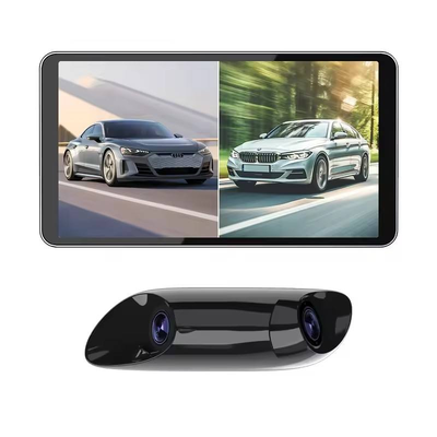 Sistema de cámara AHD de doble lente WDR para coche 720P 1080P Pantalla táctil de 6 pulgadas Monitoreo de punto ciego AI BSD con GPS externo